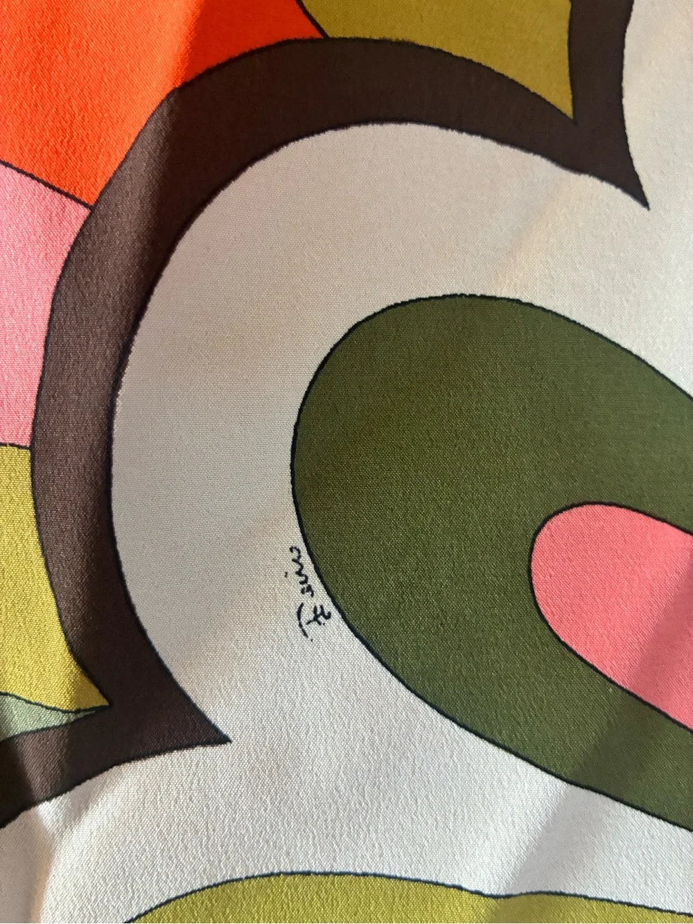 Vintage 1970’s - Emilio Pucci Floral Silk Scarf